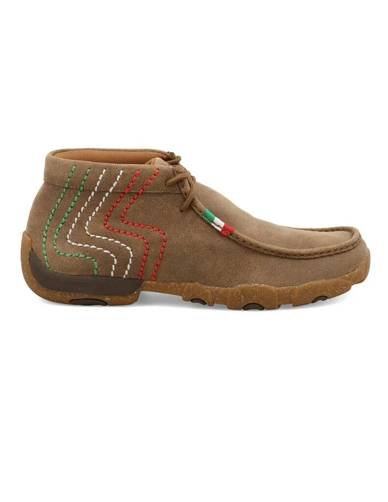 Twisted X Casual Shoes Mens Leather Chukka Lace Bomber MDM0092